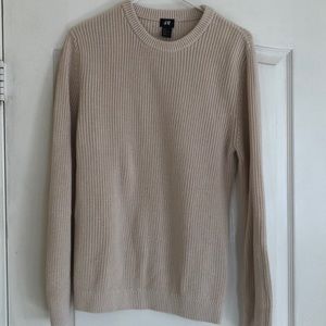 H&M Cream Men’s Sweater